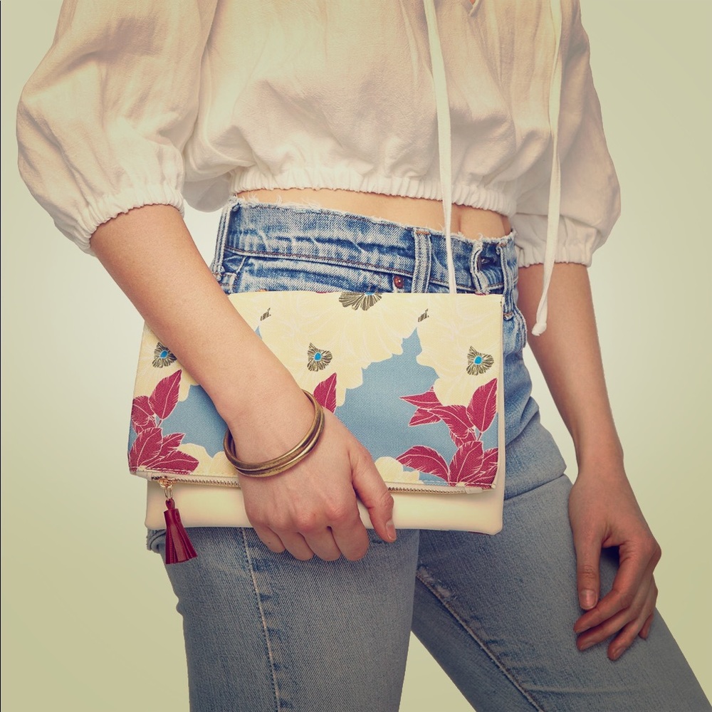 Rachel Pally Reversible Clutch Bloom